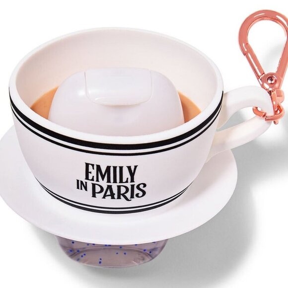 Bath & Body Works Accessories - Emily In Paris Pocket Bac Holder Latte and Sanitizer